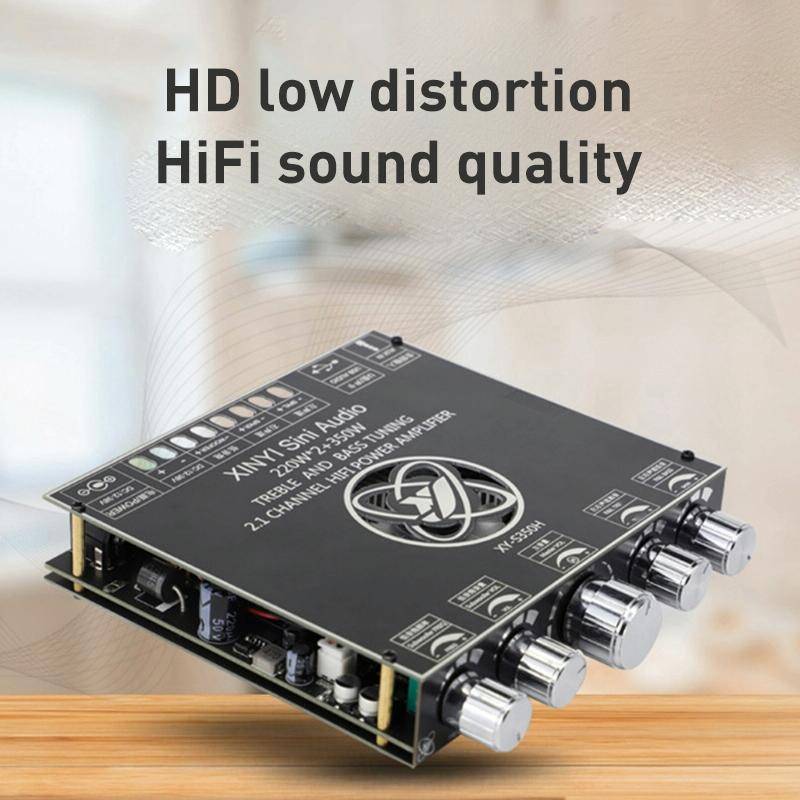 220W 12V 24V Power Bluetooth Wireless TP3251 Stereo Audio Amplifier Board Treble and Bass Control...