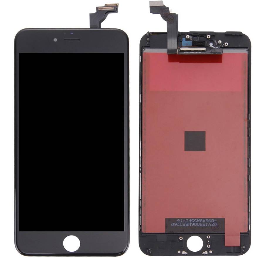 5 PCS Black + 5 PCS White TFT LCD Screen for iPhone 6 Plus Digitizer Full Assembly with Frame