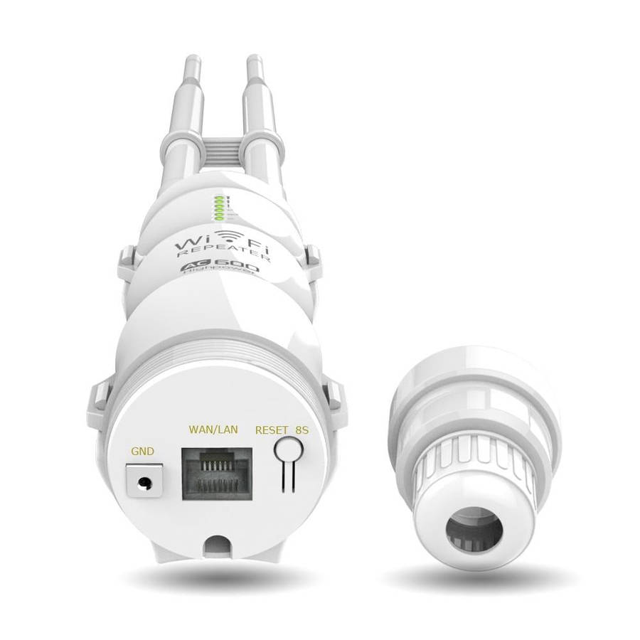 WAVLINK AC600 AP 2.4G/5G Dual Frequency Outdoor High Power Repeater, Pulg Type:UK Plug