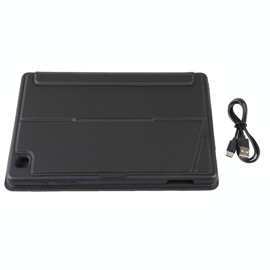 T610B-AS Pivot Backlight Upper Pen Tray Bluetooth Keyboard Leather Case For Samsung Galaxy Tab S6...