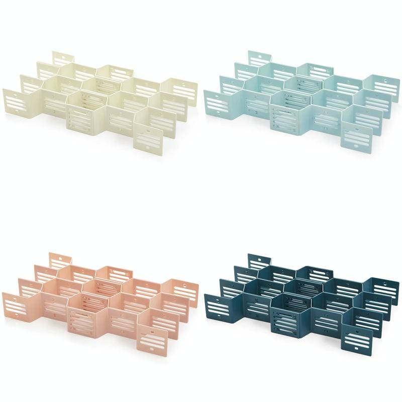 5 PCS TM19009 Drawers Storage Separator Retractable Drawer Divider(White)