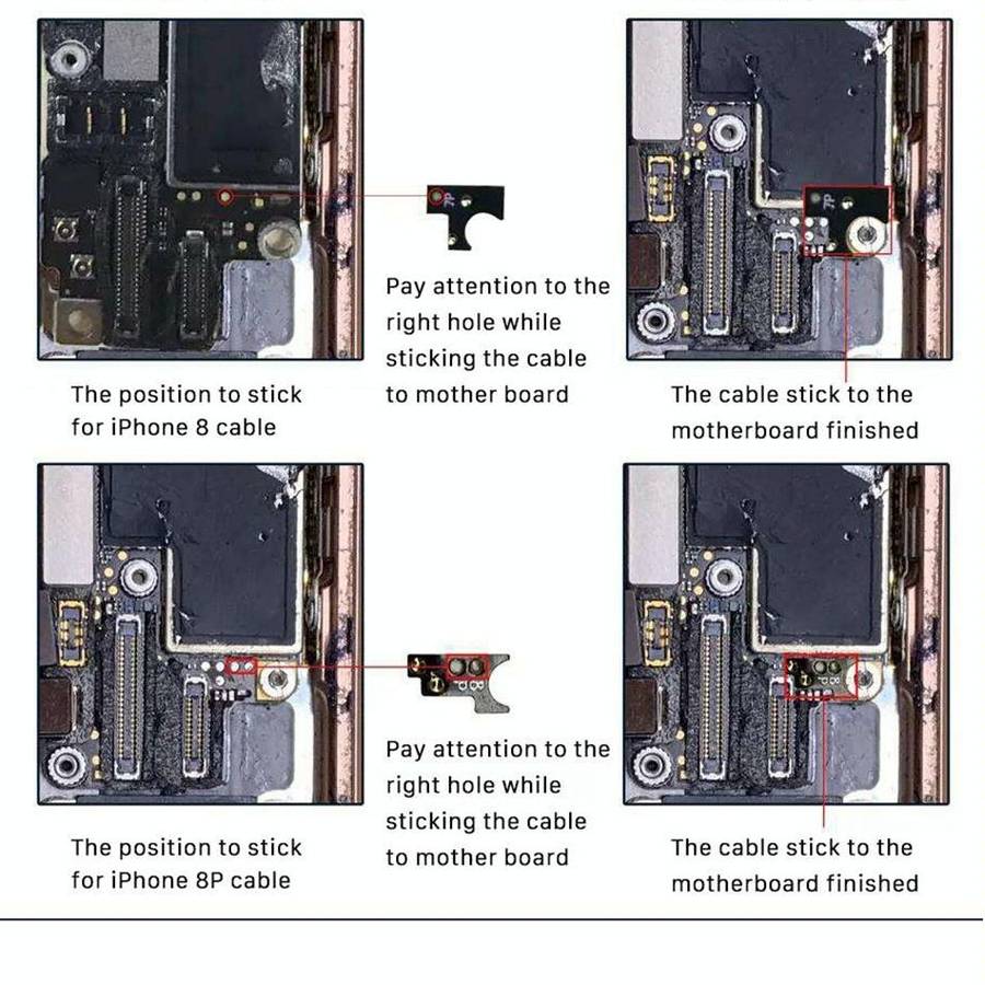 Home Button (3rd ) with Flex Cable (Not Supporting Fingerprint Identification) for iPhone 8 Plus ...