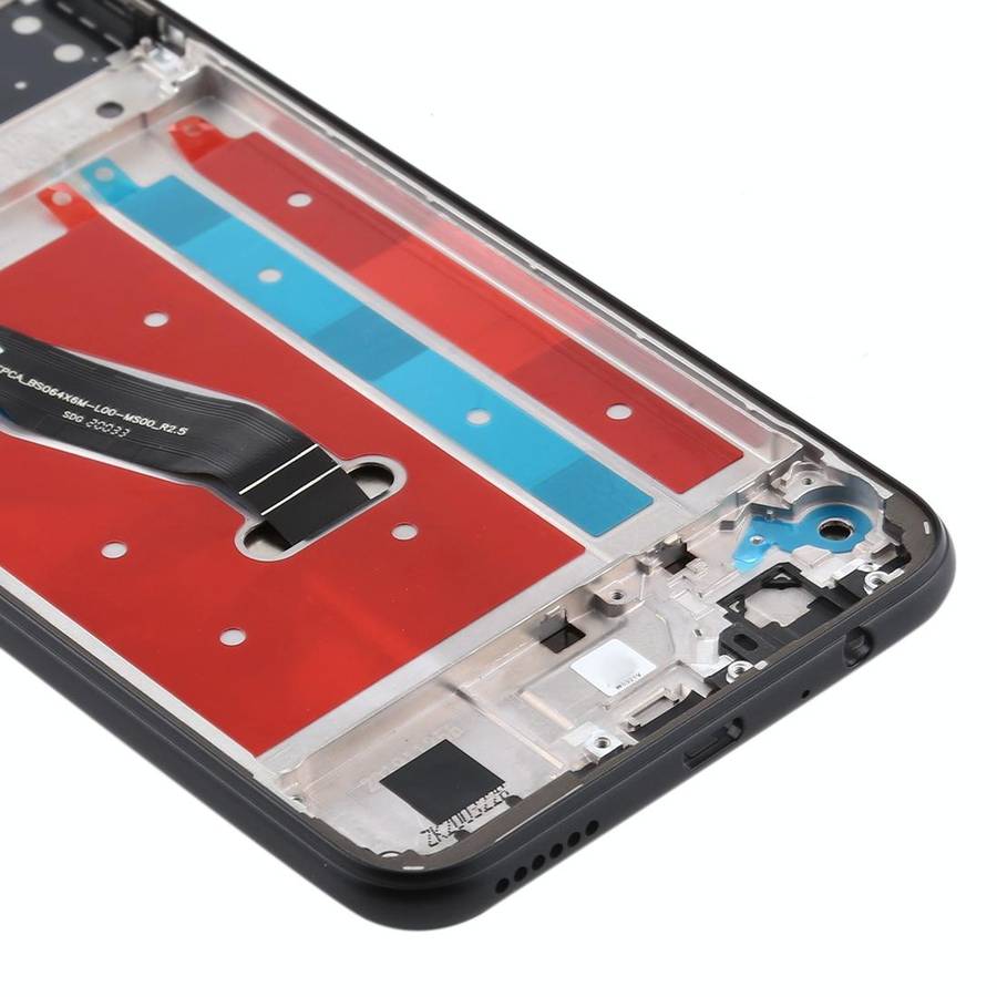 OEM LCD Screen for Huawei P40 Lite E Digitizer Full Assembly with Frame(Black)