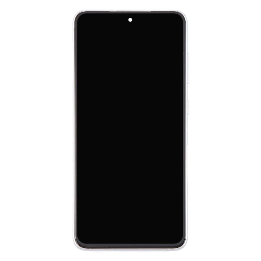 For Samsung Galaxy S21 FE 5G SM-G990B Original LCD Screen Digitizer Full Assembly with Frame (White)