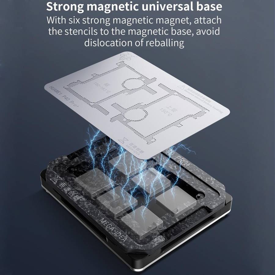 For Huawei Mate 40 Pro Qianli Mega-idea Multi-functional Middle Frame Positioning BGA Reballing P...