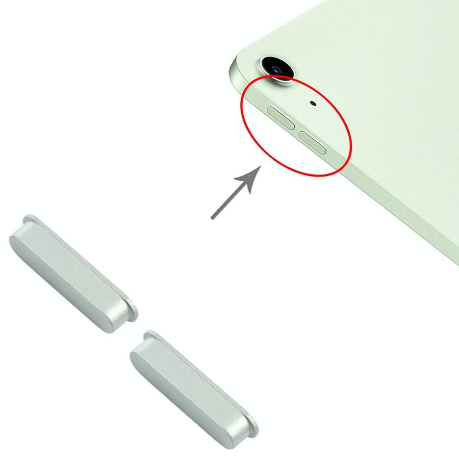 Volume Control Button for iPad Air 4 10.9 inch 2020 A2316 A2324 A2325 A2072 (Green)