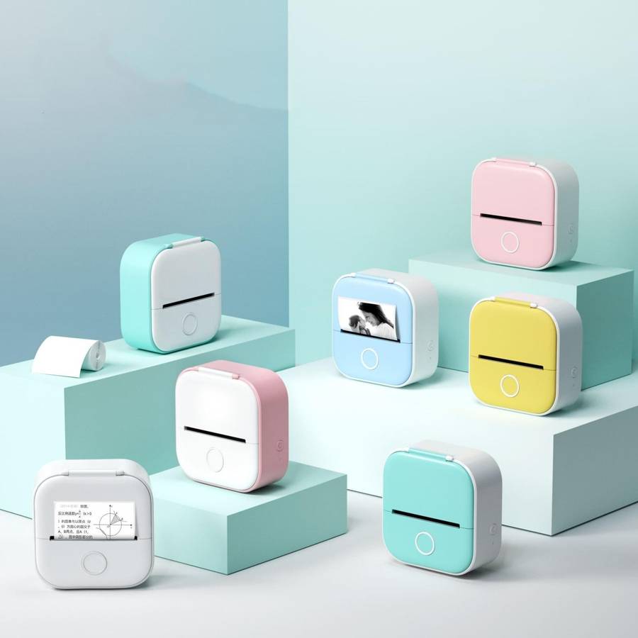 Phomemo T02 Standard Error Mini Pocket Small Portable Bluetooth Phone Photo Label Thermal Printer...