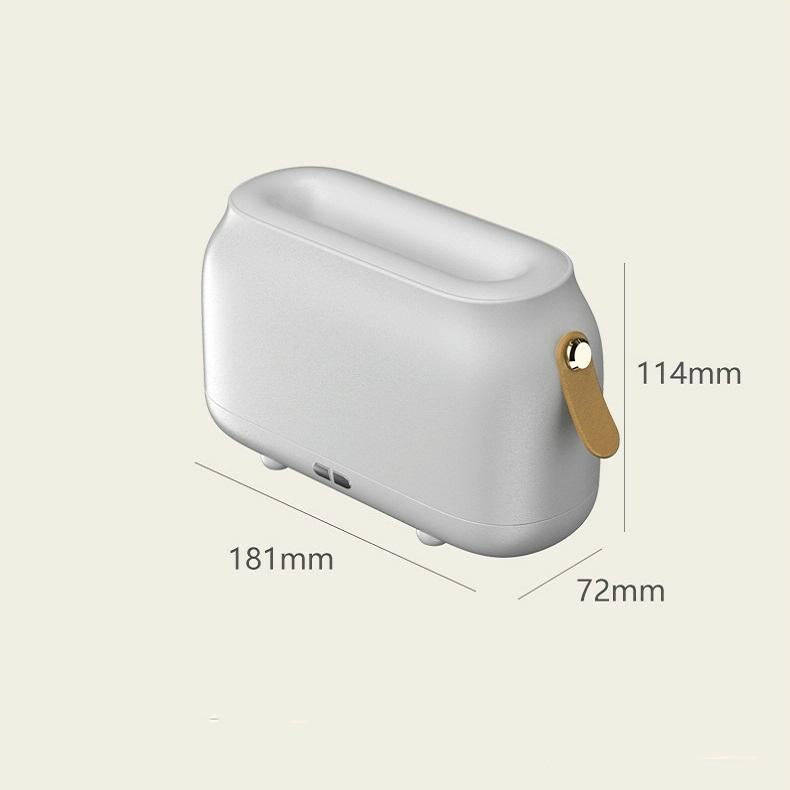 Simulation Flame Aromatherapy Humidifier Bedroom Ambient Light, Color: 3 Colors (RGB)
