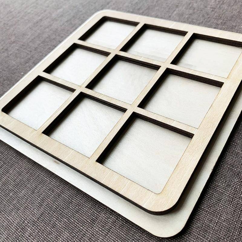 5 PCS Tic TAC Toe Kids Gift Board Game Developing Noughts And Crosses Table Game, Random Style De...