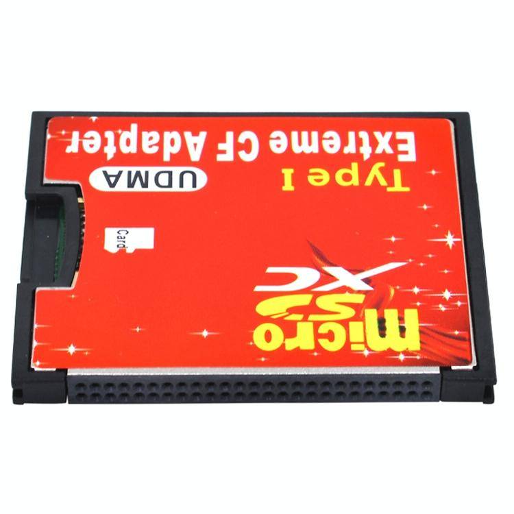 Micro SD to CF Compact Flash Memory Card Adapter, 1-Socket