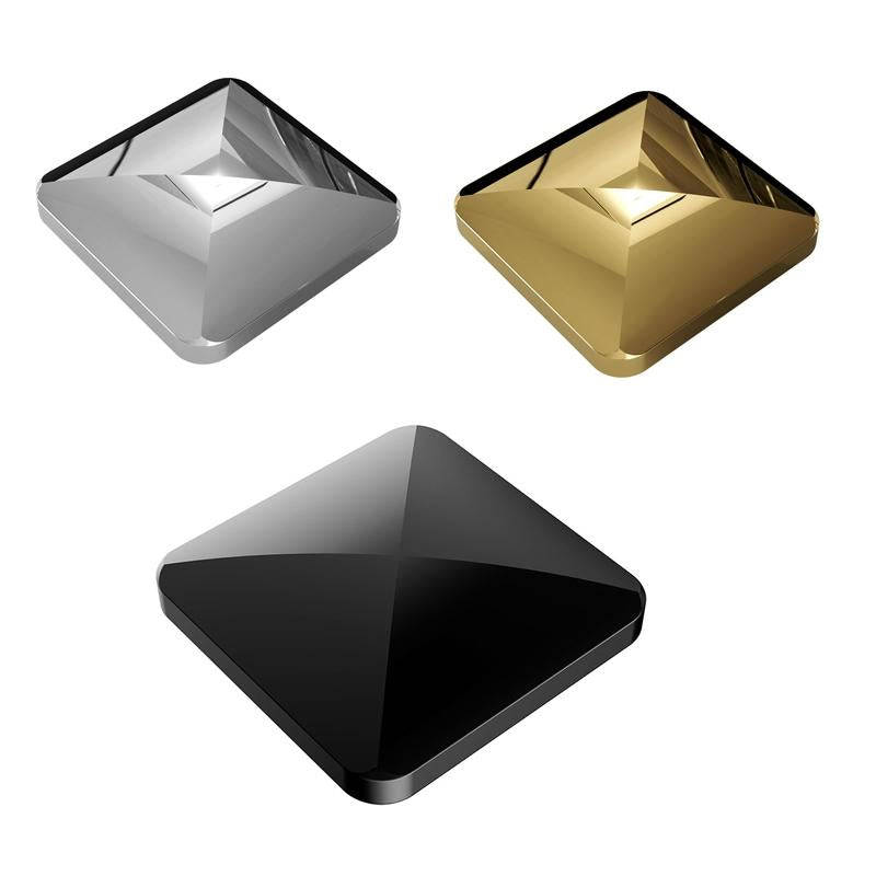 Desktop Kinetic Energy To Vent Stress Relief Fingertip Spinner Toy, Style: Zinc Alloy Quadrilater...