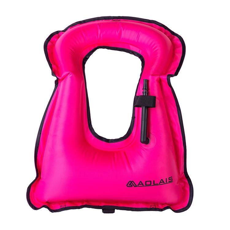 Adult Portable Snorkeling Buoyancy Inflatable Vest Life Jacket Swimming Equipment, Size:650*450mm...