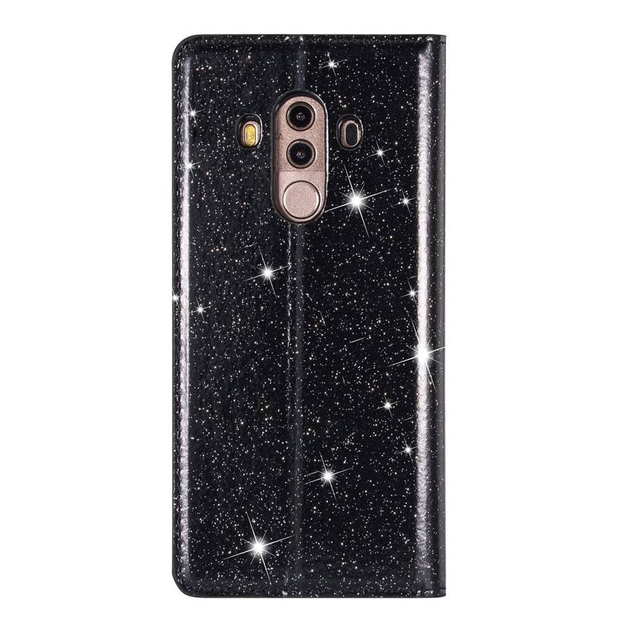 For Huawei Mate 10 Pro Ultrathin Glitter Magnetic Horizontal Flip Leather Case with Holder & Card...