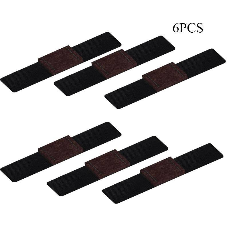 6 PCS U-shaped Iron Tube Dining Table Foot Cover Office Computer Chair Leg Protector(18-35mm)