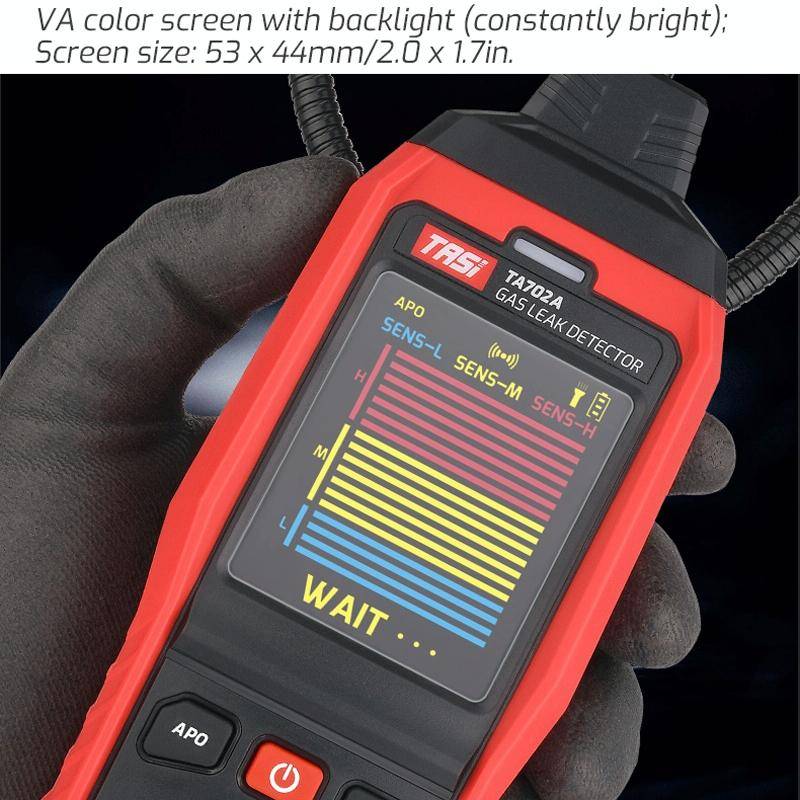 TASI TA702A Simulation Bar Display Cumbelo Gas Detector Portable Gas Testing Instrument Natural G...