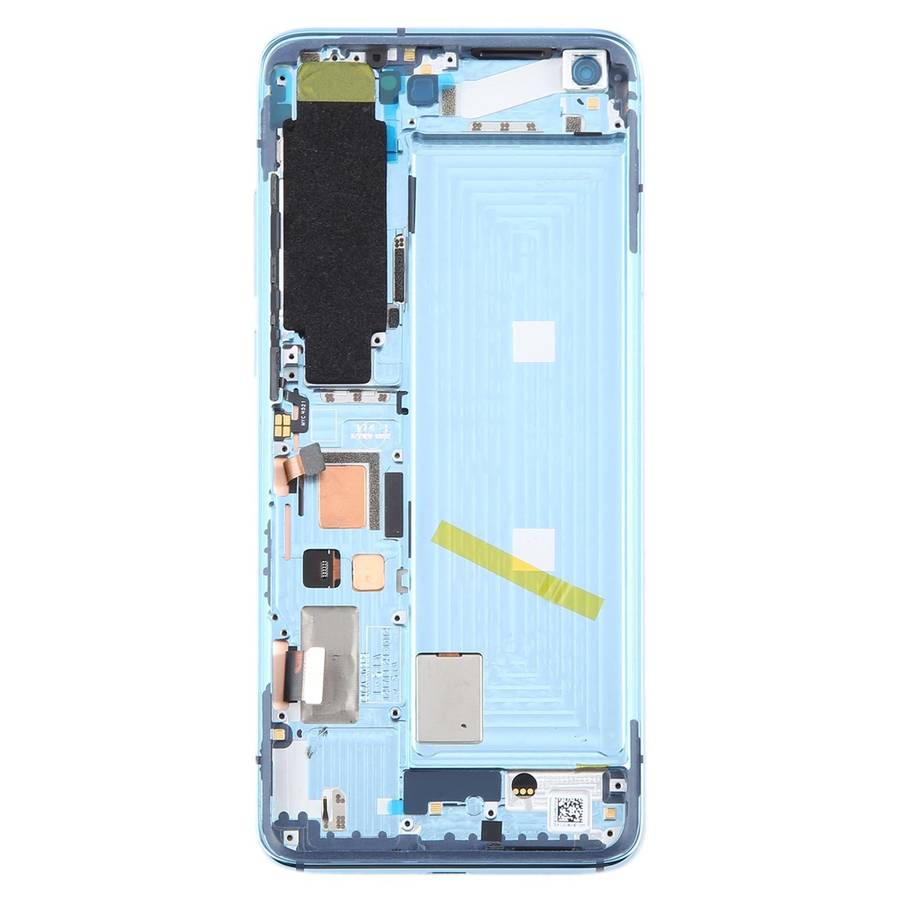 For Xiaomi Mi 10s Original AMOLED LCD Screen Digitizer Full Assembly with Frame (Blue)
