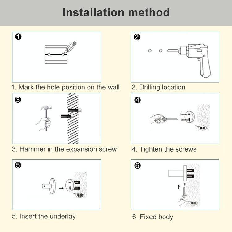 Stainless Steel Towel Bar Rotating Towel Rack Bathroom Kitchen Wall-mounted Towel Polished Rack H...