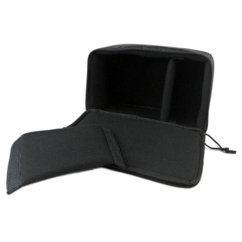 Water-resistant DSLR Padded insert Case Waterproof Zipper Removable Partition Camera Bags(Dark Grey)