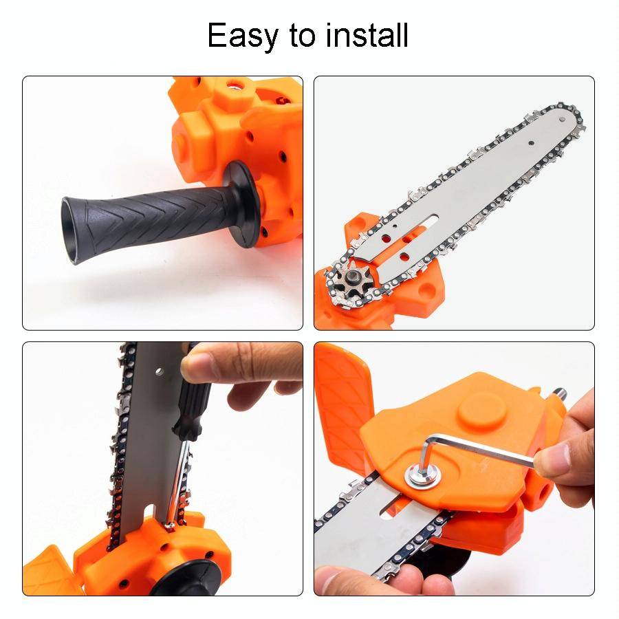 HILDA Portable Pruning Electrical Chain Saws, Specification: 6 inch Orange
