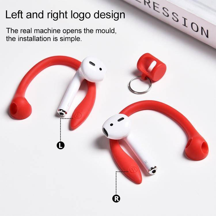 For AirPods 1 / 2 / AirPods Pro / Huawei FreeBuds 3 Wireless Earphones Silicone Anti-lost Lanyard...
