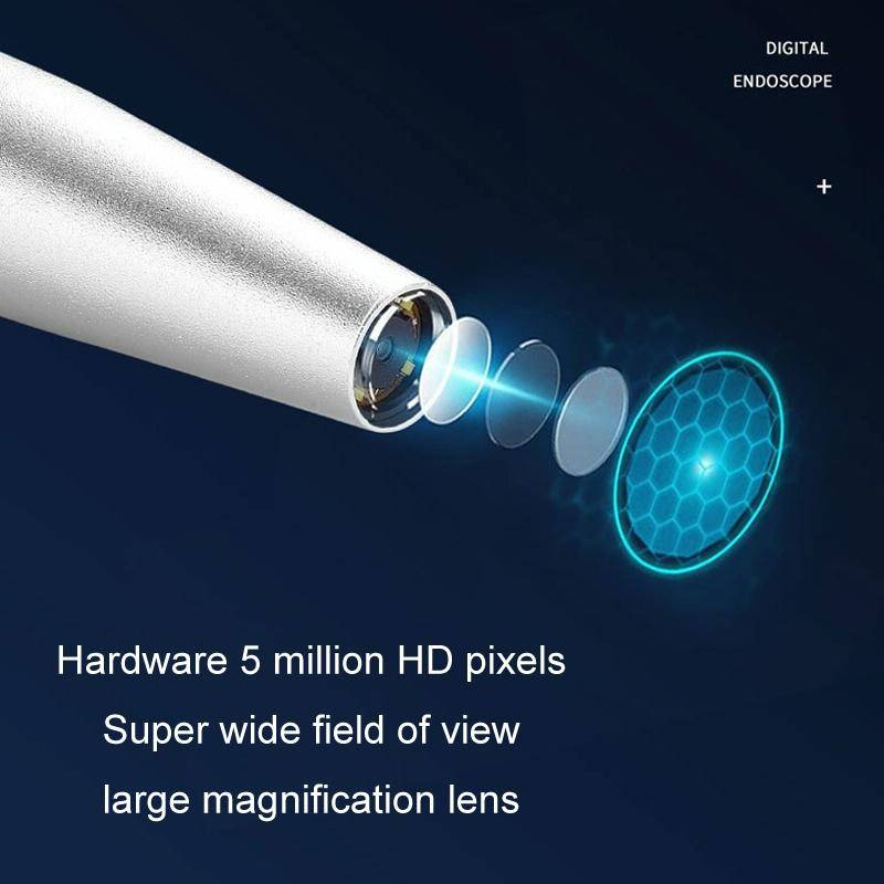 5 Million Digital Electron Microscope Magnifying Dermatoscope, Specification: B008 Waterproof