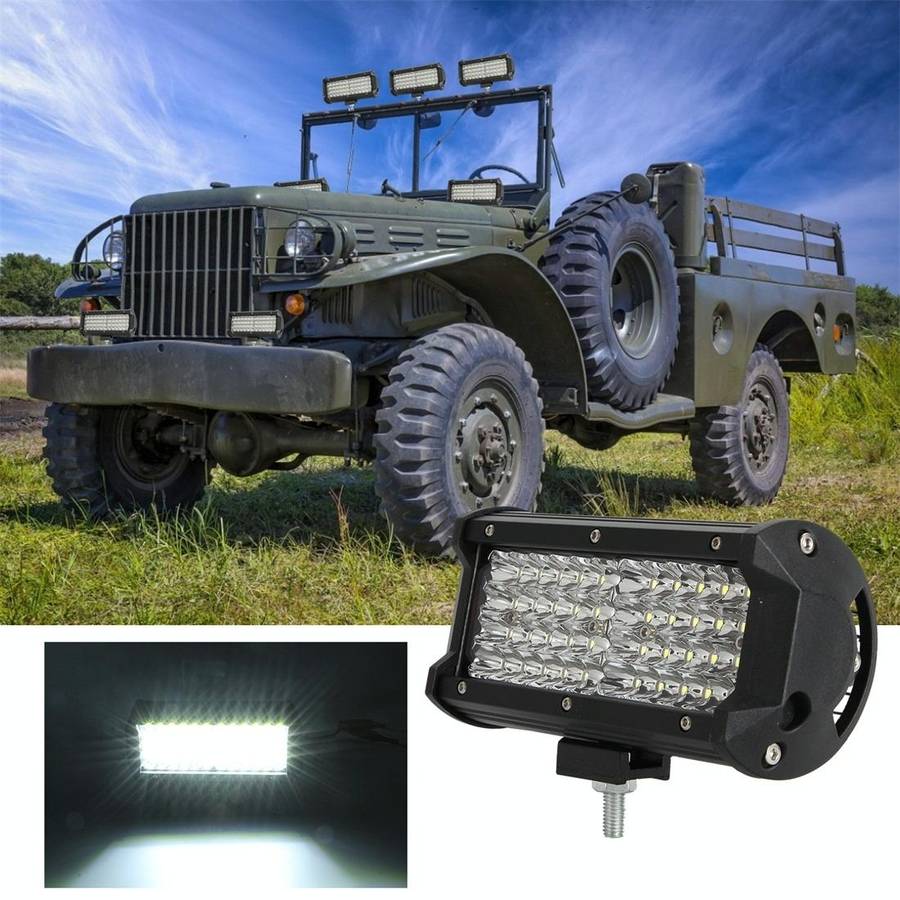 D0039 28W 10-30V DC 6000K 7 inch 40 LEDs Offroad Truck Car Driving Light Work Light Spotlight Fog...