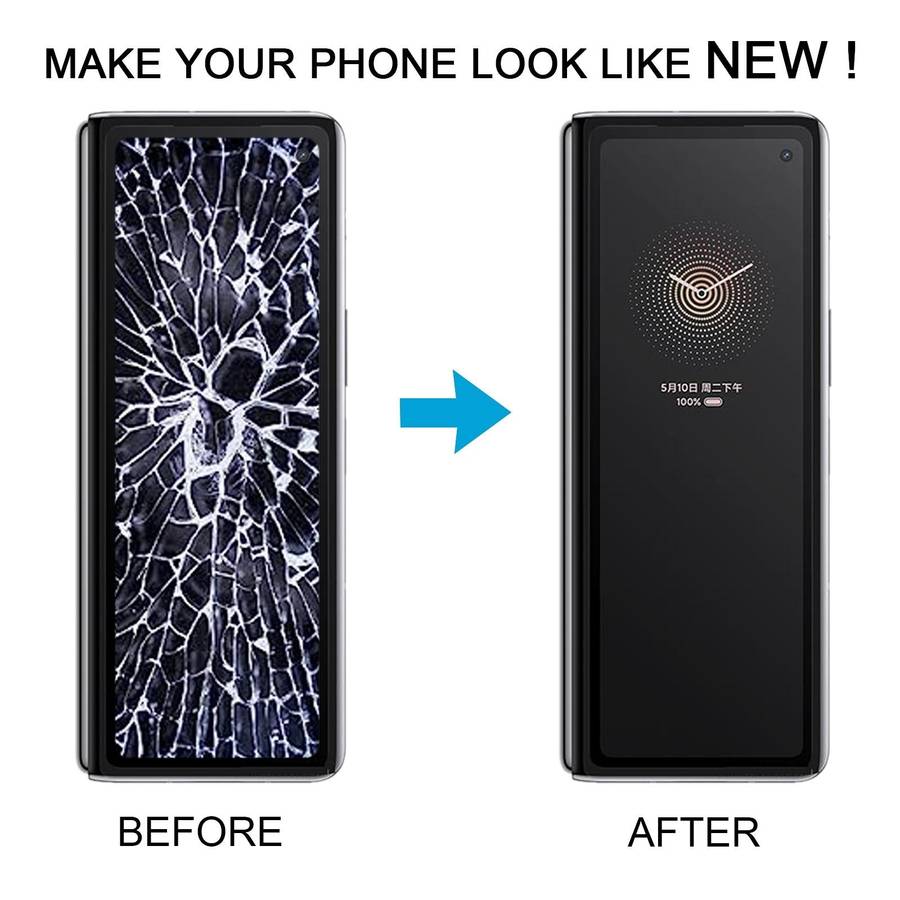 Original OLED LCD Secondary Screen for Xiaomi Mi Mix Fold with Digitizer Full Assembly