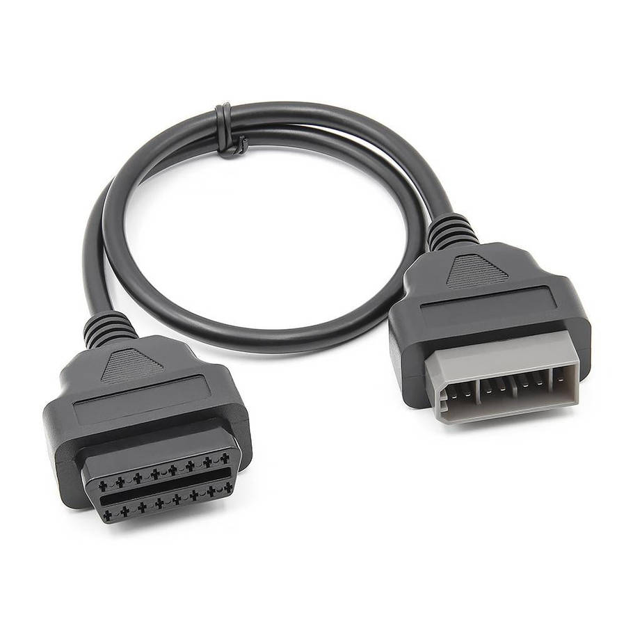 14Pin to 16Pin Car OBD2 Conversion Cable OBDII Diagnostic Adapter Cable for Nissan