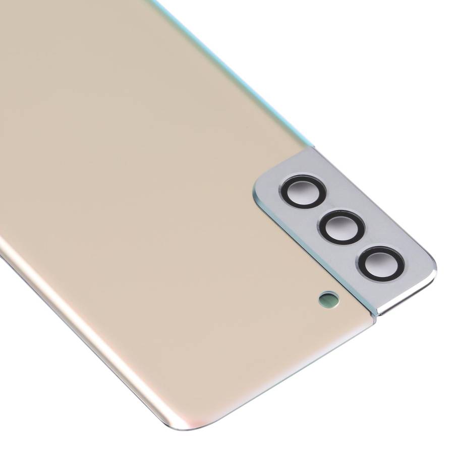 For Samsung Galaxy S21+ 5G Battery Back Cover with Camera Lens Cover (Gold)