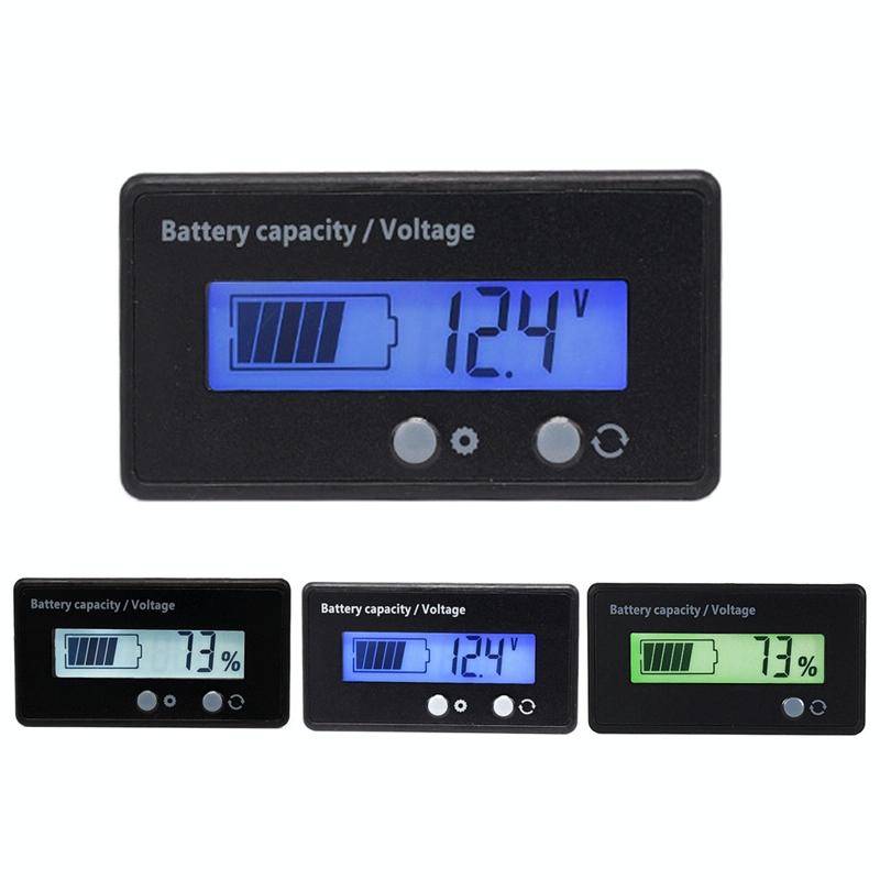 H6133 12V-84V Lead-acid Battery Voltage Tester Percentage Voltmeter Gauge Lithium Battery Status ...