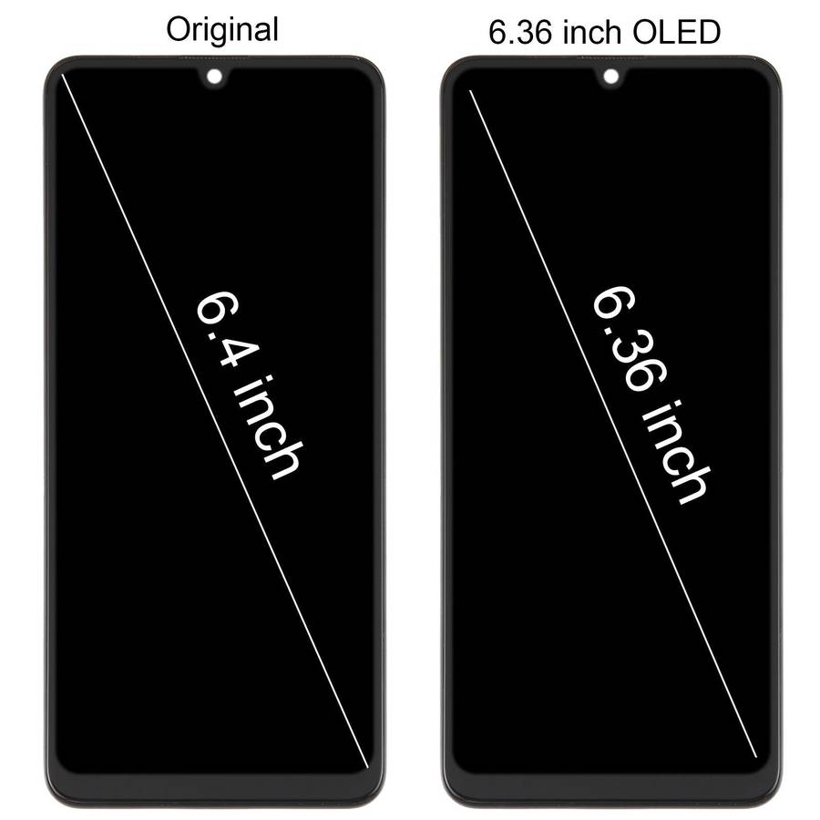 For Samsung Galaxy M32 SM-M325 OLED LCD Screen Digitizer Full Assembly with Frame