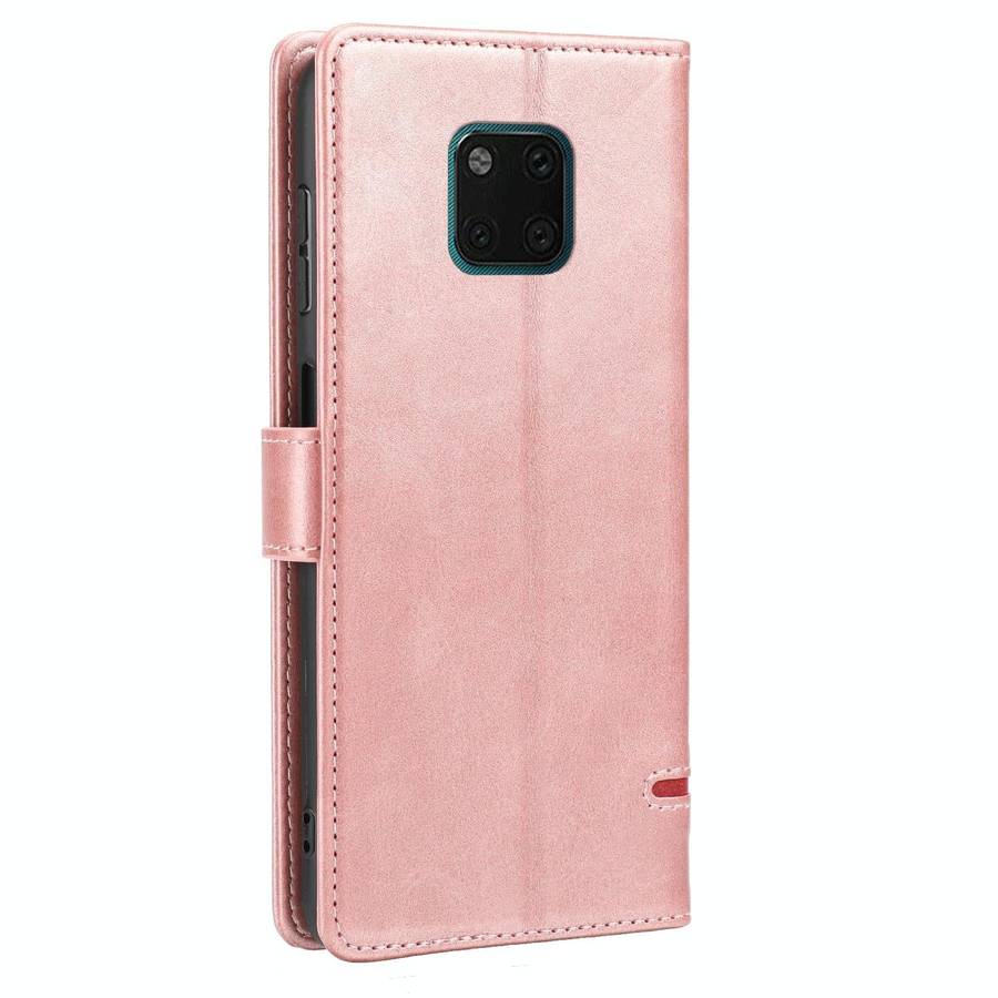 For Huawei Mate 20 Pro Classic Wallet Flip Leather Phone Case(Pink)