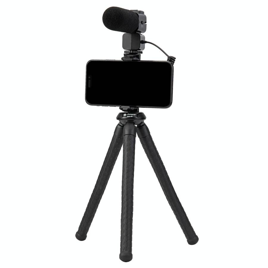 Fotopro SJ-36+ 360 Degree Rotation Horizontal and Vertical Tripod Mount Adapter Phone Clamp Brack...
