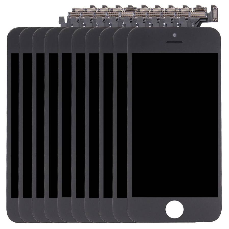 10 PCS TFT LCD Screen for iPhone 5 Digitizer Full Assembly with Front Camera