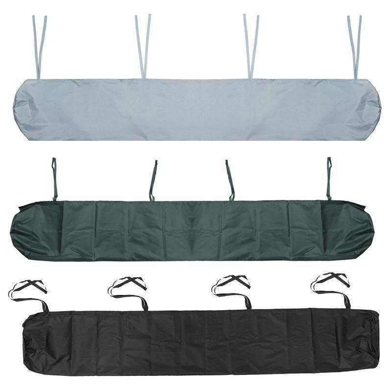 Outdoor Patio Canopy Awning Waterproof Cover Retractable Dustproof Protective Cover, Size: 3m(Black)