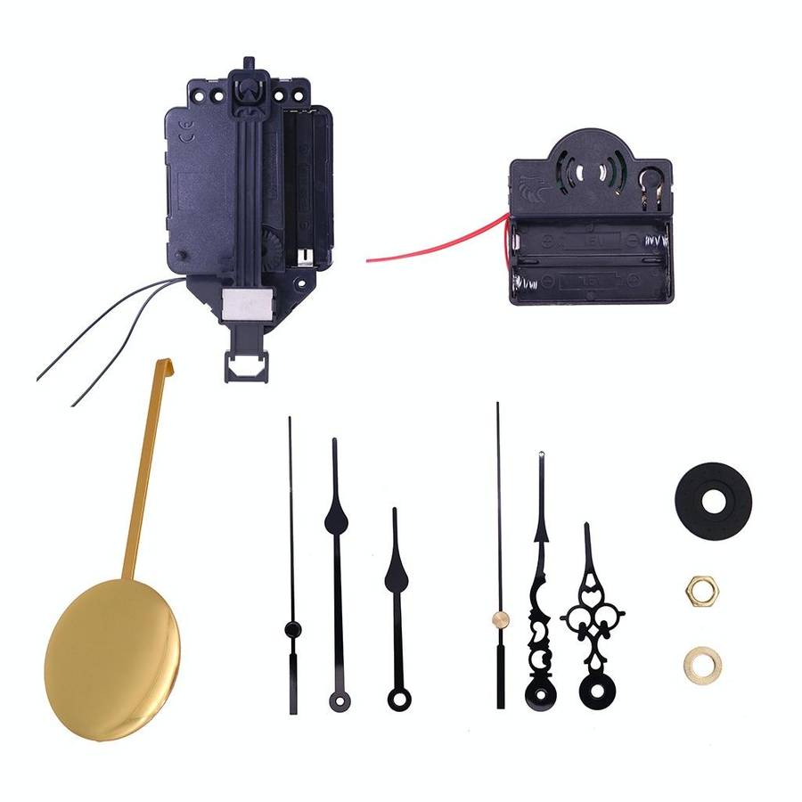 Quartz Pendulum Clock Movement DIY Movement Kits with 2 Pairs Hands