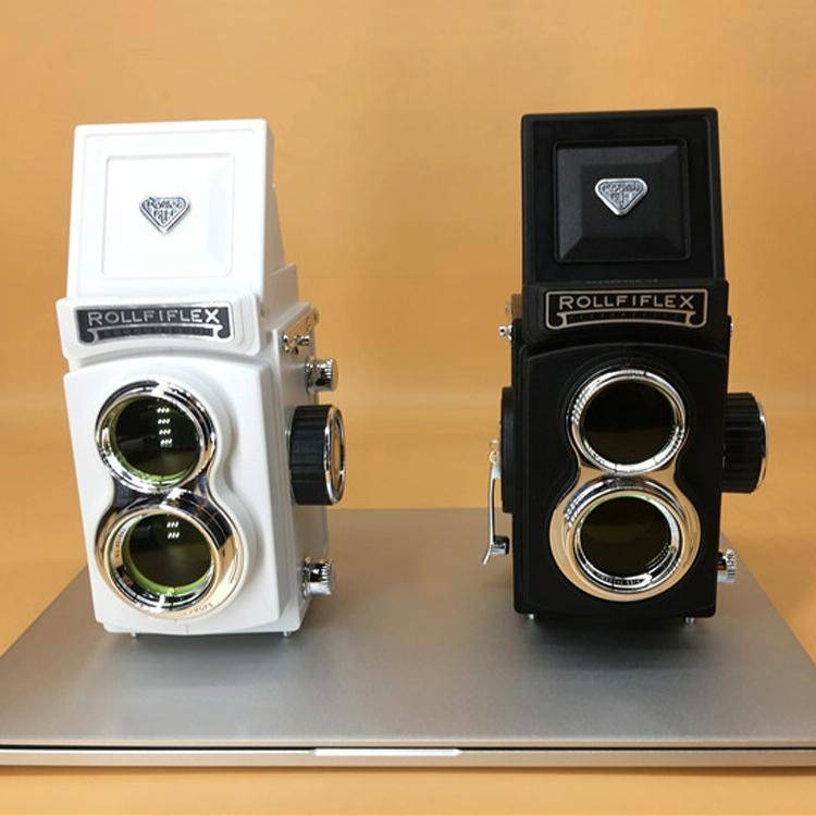 Double Reflex Camera Model Retro Camera Props Decorations Handheld Camera Model(Black (Original))