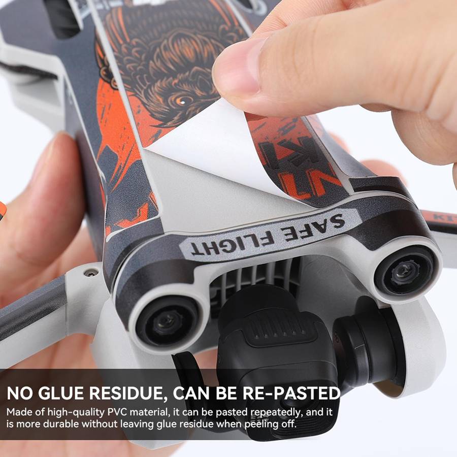 For DJI Mini 3 Pro Remote Control Body Sticker ,Spec: RC With Screen(Domineering Eagle)