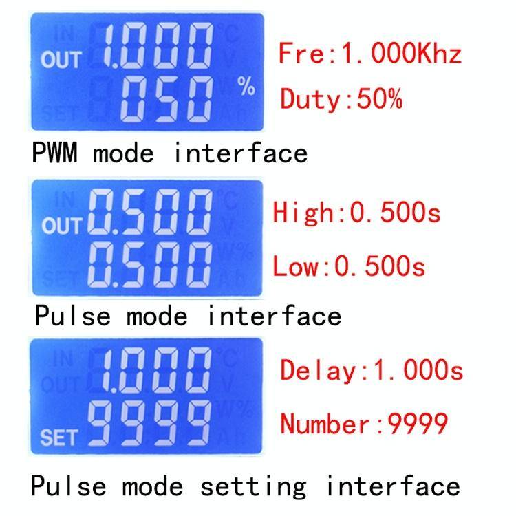 ZK-PP1K PWM Signal Generator 1Hz-150KHz PWM Pulse Frequency Duty Cycle Adjustable Square Wave Gen...