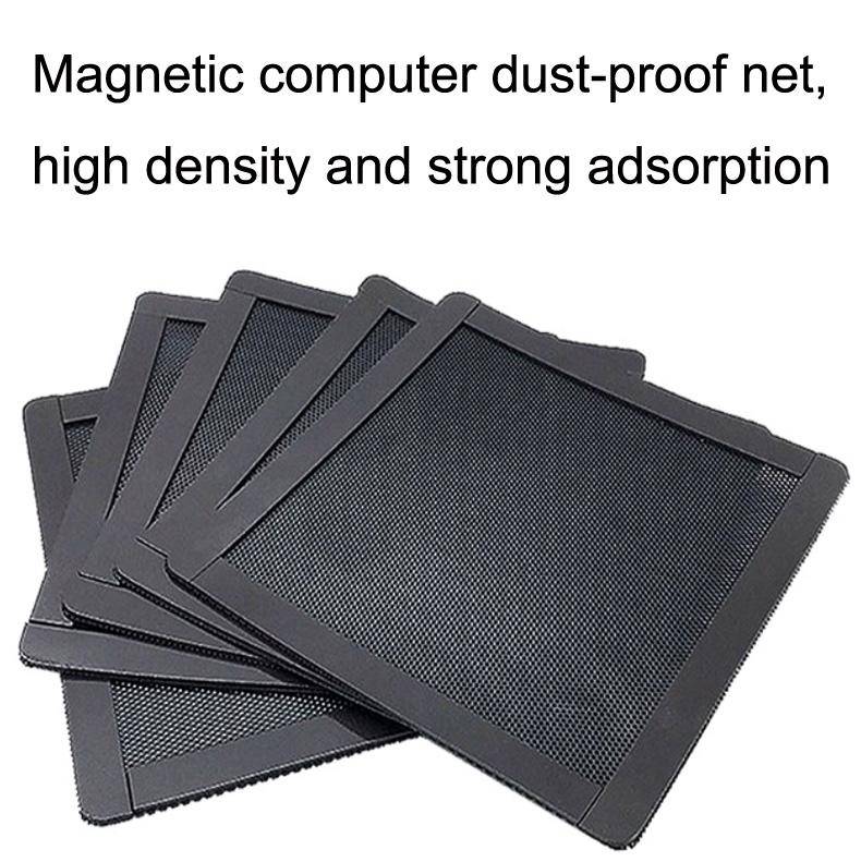 10pcs 12cm With Magnetic Suction PVC Cooling Fan Dust Net Desktop Computer Industrial Fan Filter ...