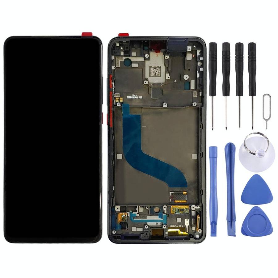 OLED LCD Screen for Xiaomi Redmi K20 / Redmi K20 Pro / 9T Pro Digitizer Full Assembly with Frame(...