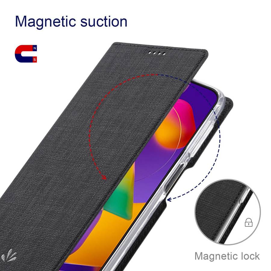 For Xiaomi Mi 11T / 11T Pro ViLi DMX Series Shockproof Magnetic Flip Leather Case(Black)