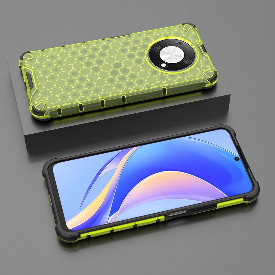 For Huawei nova Y90 4G Honeycomb Phone Case(Green)