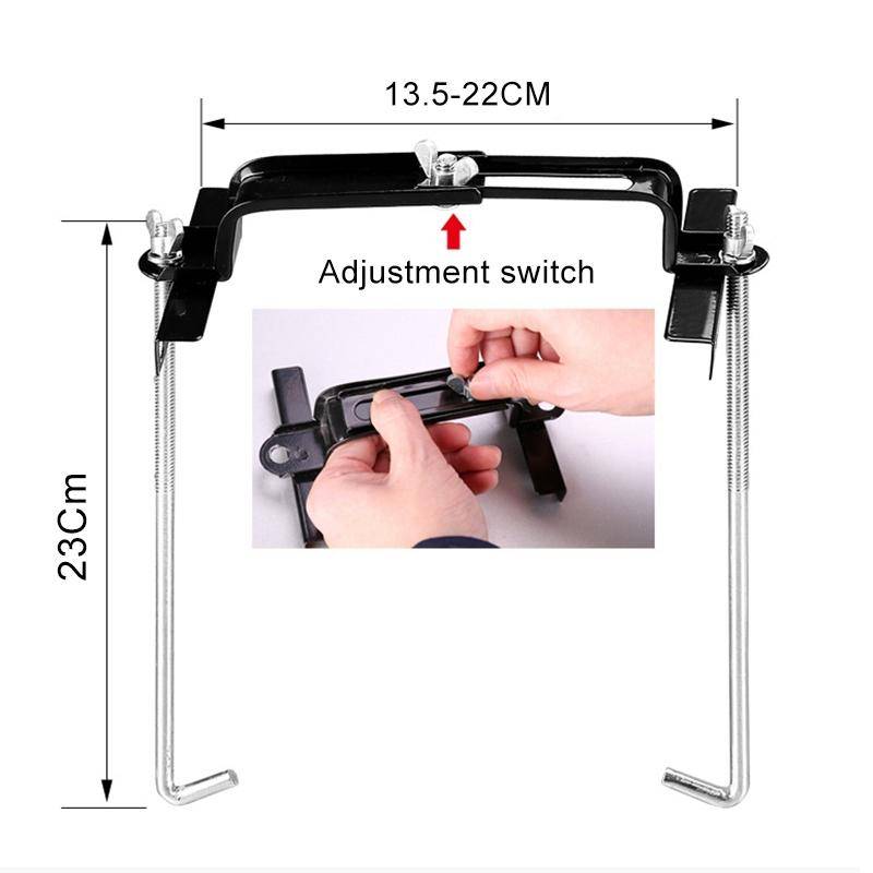 Car Universal Battery Bracket Adjustable Battery Fixed Iron Holder, Size:23cm