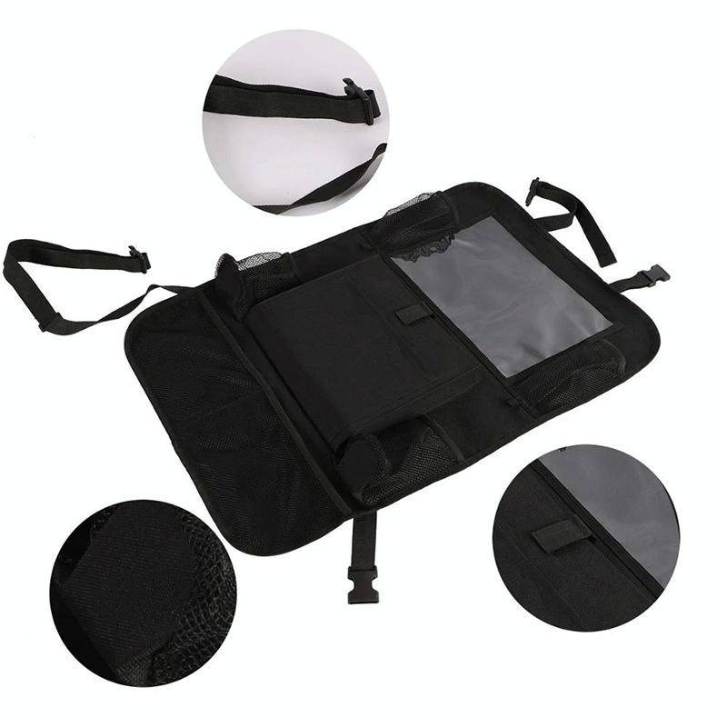 Car Seatback Organiser Storage Hanging Bag(Black)