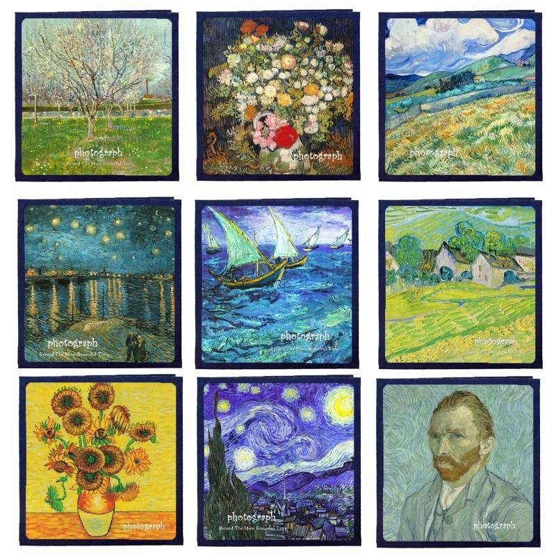 Retro Art DIY Handmade Photo Album Self-Adhesive Film Album, Style 16 inch Ride The Wind And Wave...