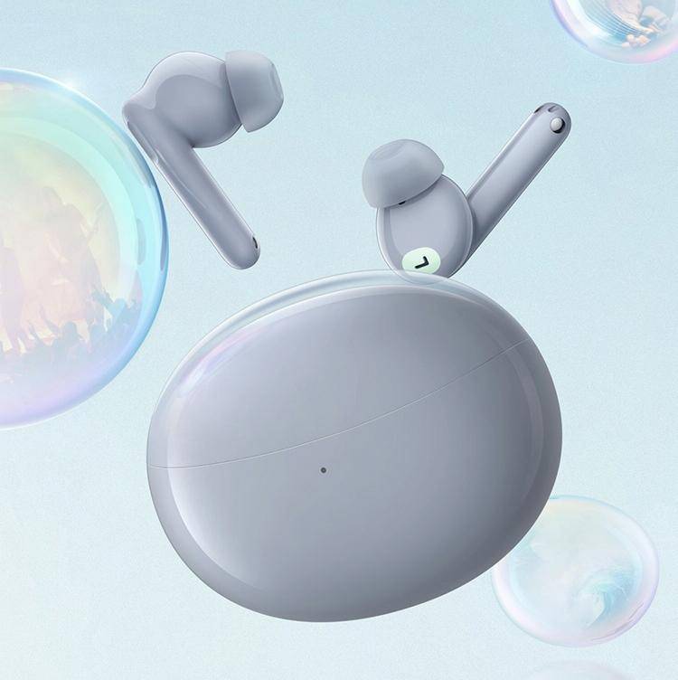 OPPO Enco Air2 Pro Wireless In-Ear Active Noise Reduction Music Gaming Bluetooth Earphones(Grey)