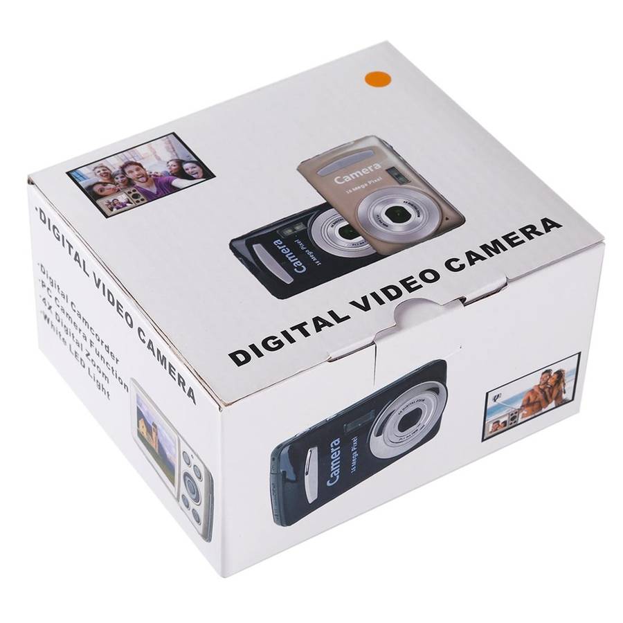 1280x720P HD 4X Digital Zoom 16.0 MP Digital Video Camera Recorder with 2.4 inch TFT Screen(Black)