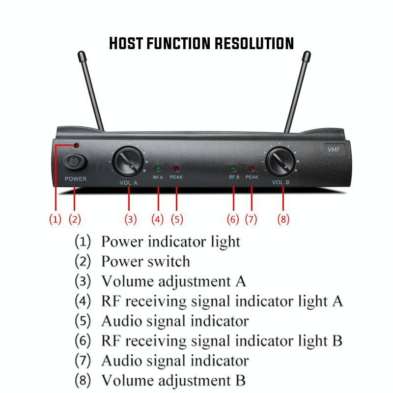 MV-58 K Song Handheld Wireless Microphone 1 In 2