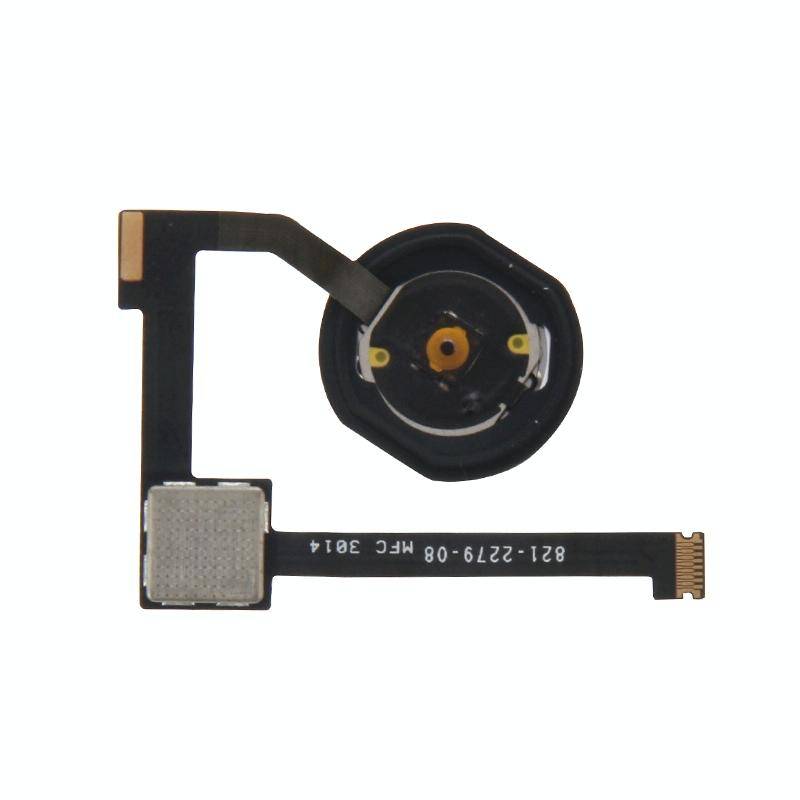Home Button Flex Cable with Fingerprint Identification for iPad Air 2 / iPad 6(White)